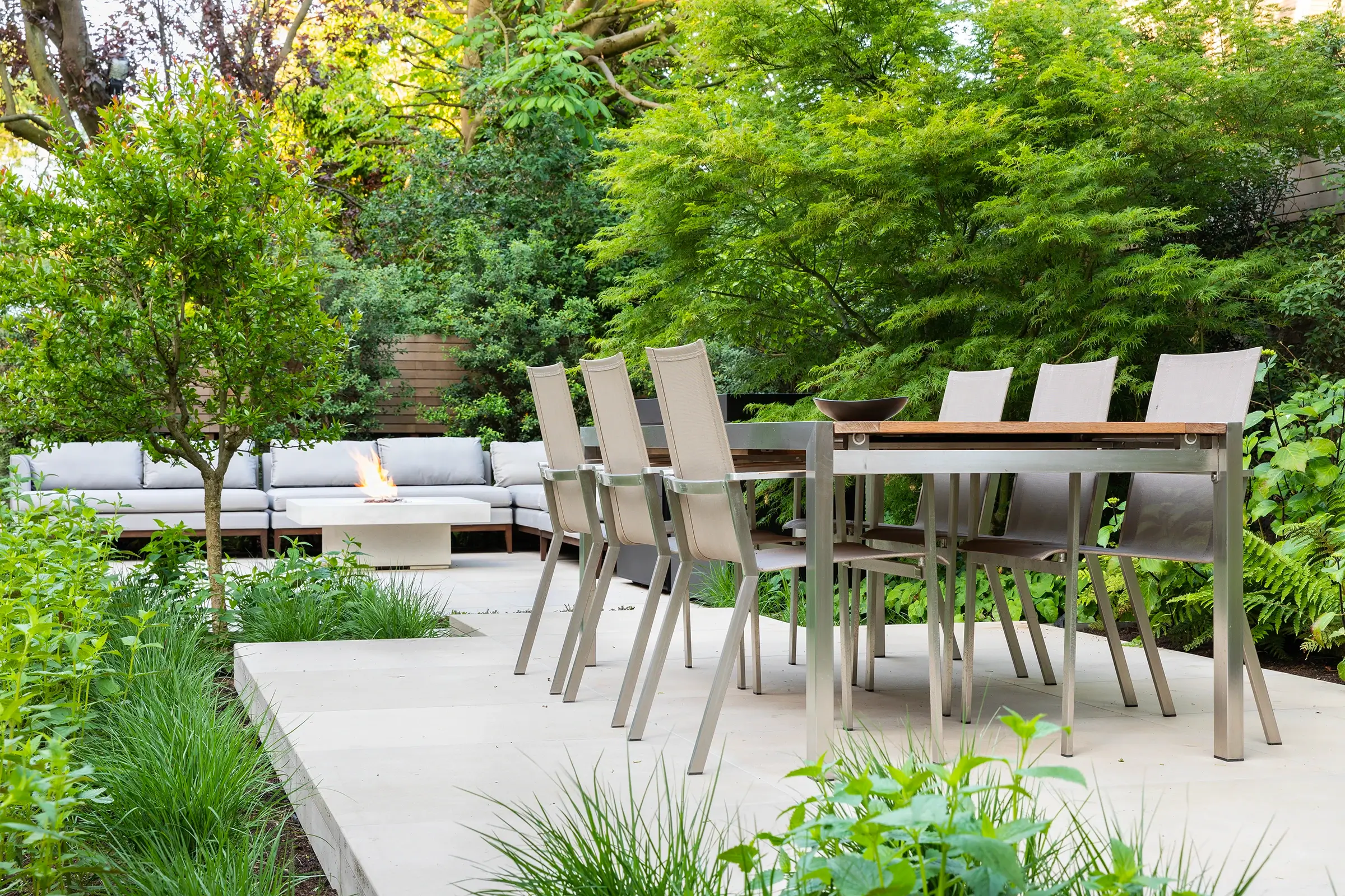 A modern garden in Hampstead designed by Rosemary Coldstream