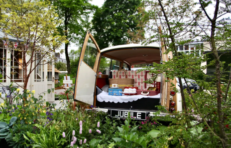 A Jubilee-themed show garden by Rosemary Coldstream