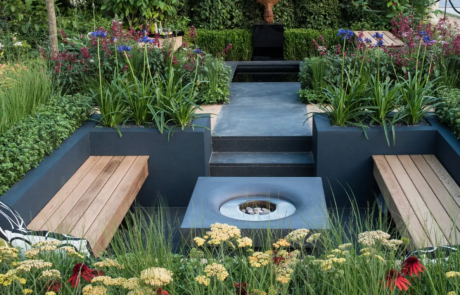 "Best of Both Worlds", a show garden by Rosemary Coldstream