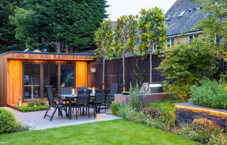 A wraparound garden with plenty of spaces for entertaining and relaxing designed by Rosemary Coldstream