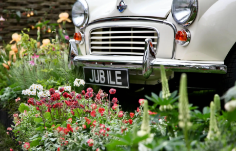 A Jubilee-themed show garden by Rosemary Coldstream