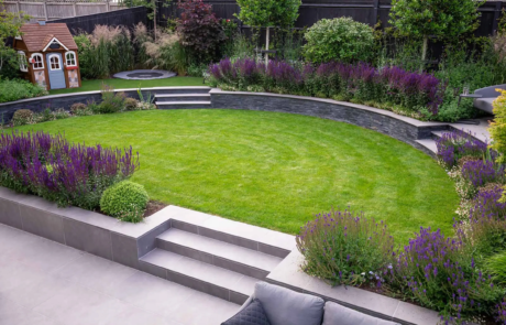 A wraparound garden with plenty of spaces for entertaining and relaxing designed by Rosemary Coldstream