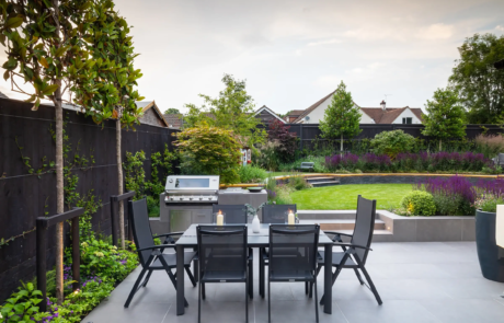 A wraparound garden with plenty of spaces for entertaining and relaxing designed by Rosemary Coldstream