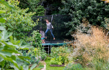 A garden using plants with origins from all over the world