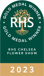 RHS Chelsea Flower Show Gold Medal Winner 2023 logo