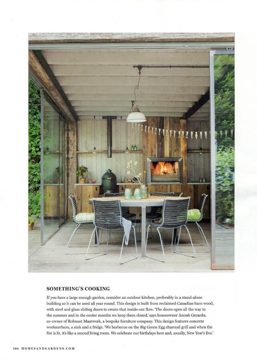 Homes & Gardens August 2019 "Insider insight - Top tips for planning your alfresco area" Magazine article page