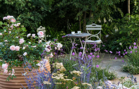 "Best of Both Worlds", a show garden by Rosemary Coldstream